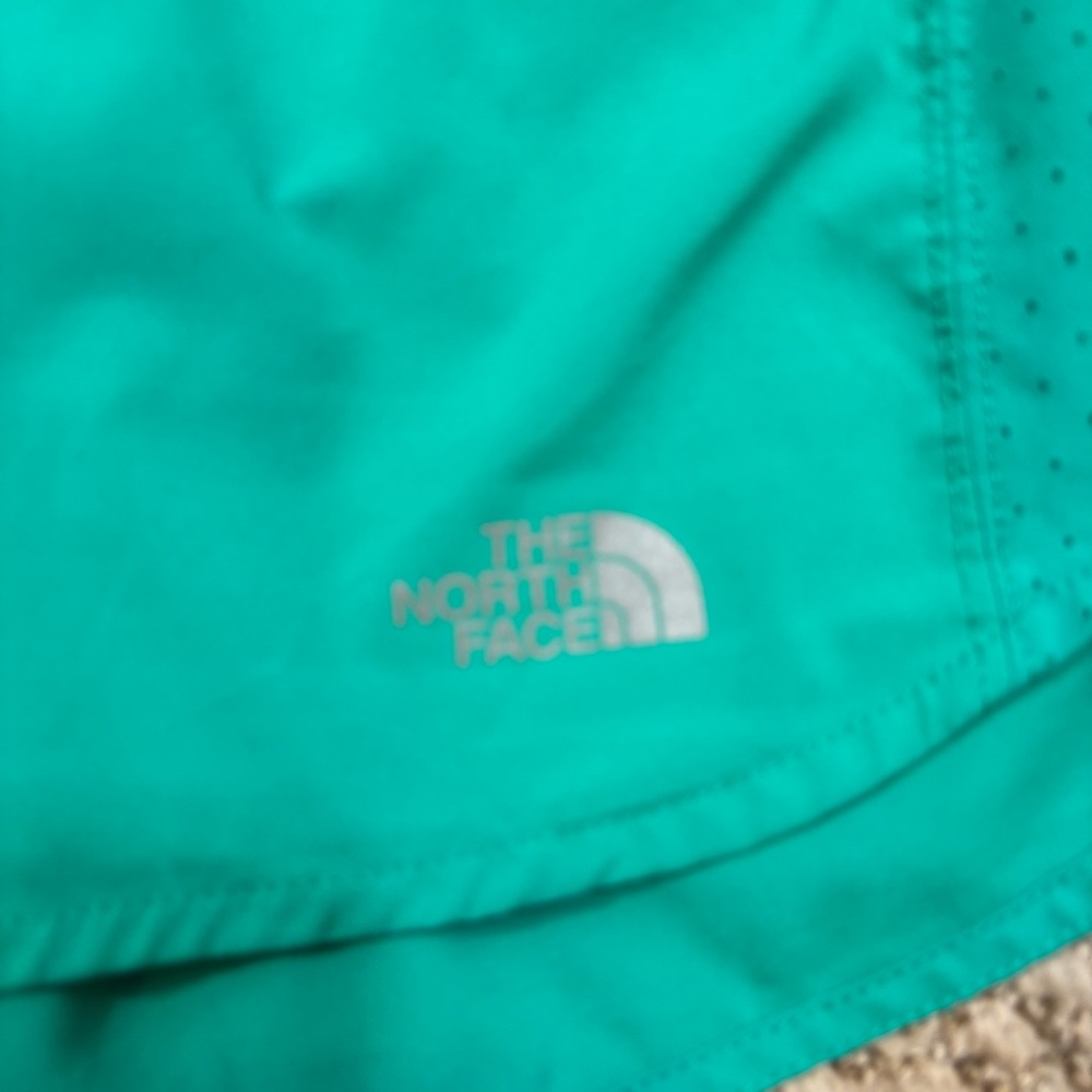 Women’s The North Face Never Stop Exploring Teal Lined Running Shorts Medium View 5